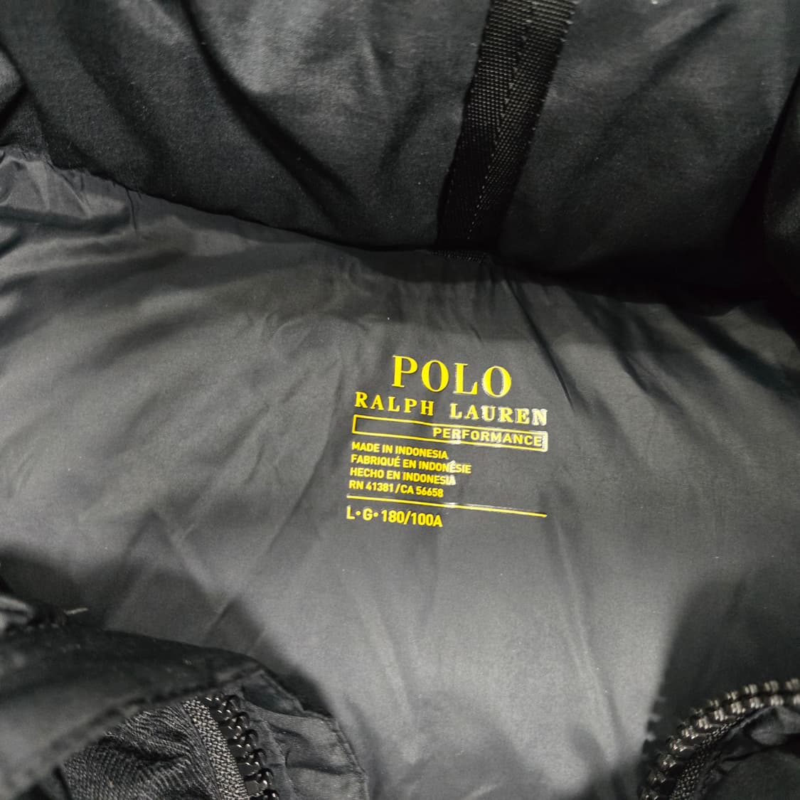 L 폴로랄프로렌 퍼포먼스 오리털 롱패딩 블랙 상품이미지3