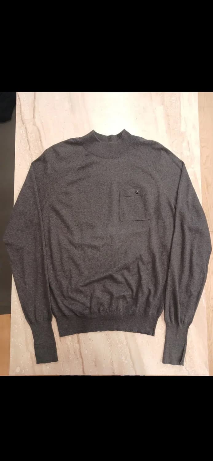 YSL rive gauche COTTON MOCK NECK KNIT 상품이미지1