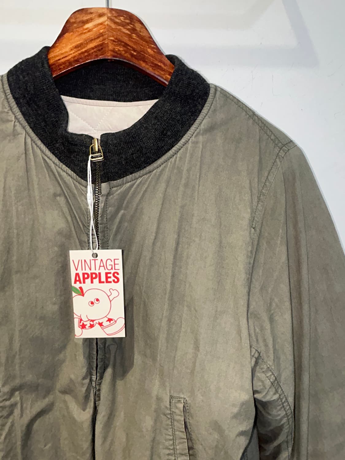 VILLA DE VIAPLAIN 집업 블루종(봄버) 상품이미지3