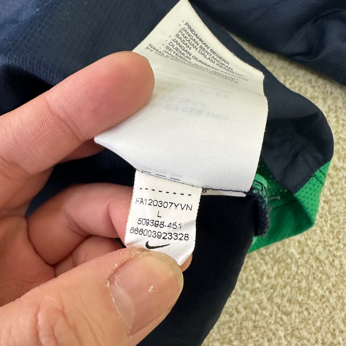 L 나이키 빈티지 웜업 바람막이 0320D 상품이미지4