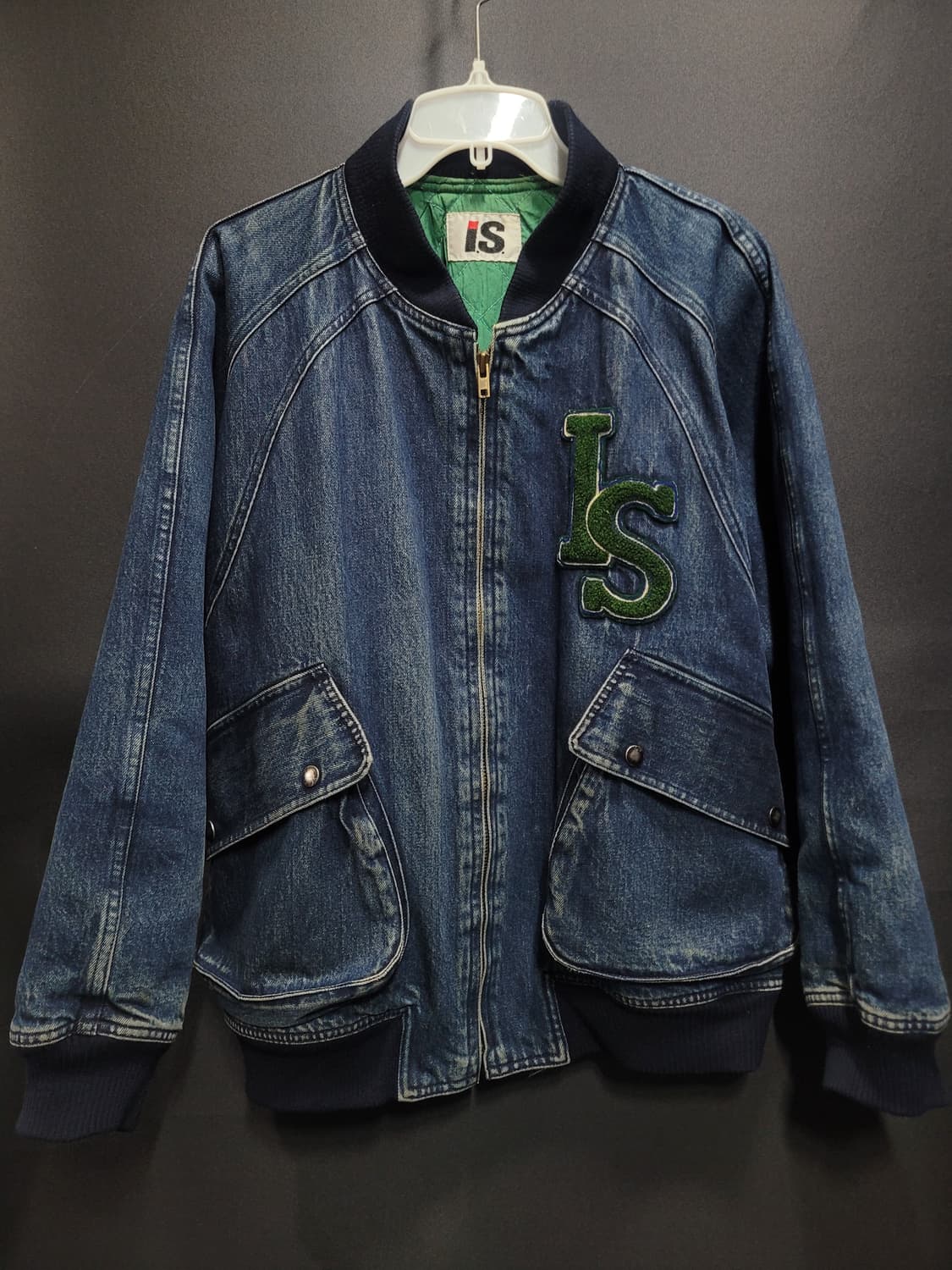 이세이미야케 아카이브 IS Logo Patch Denim Bomber  상품이미지9