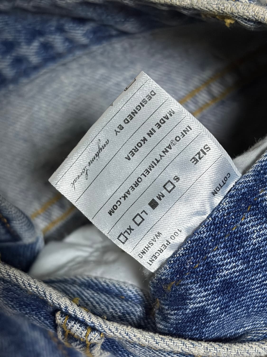 애니타임로릭 PEONY DENIM SHORTS  상품이미지4