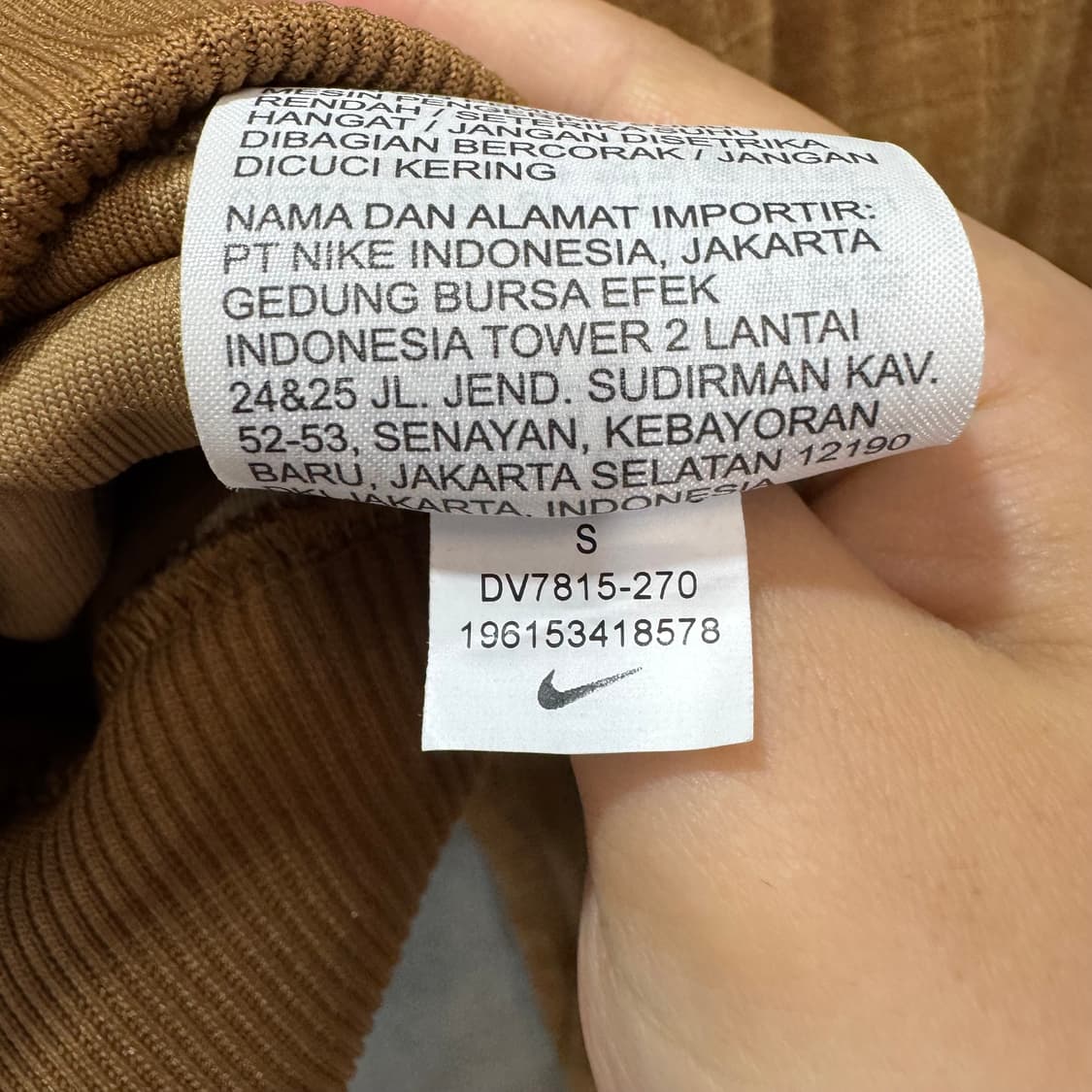 나이키 우먼스 벨루어 폴로 크롭 셔츠 (S)   상품이미지6