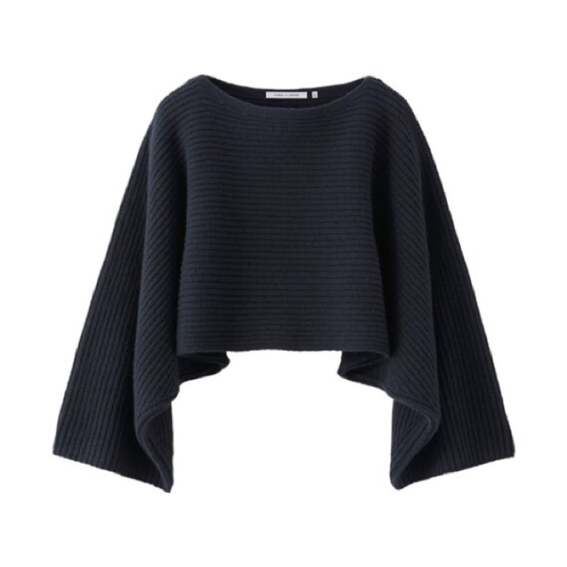 유니클로 x 르메르 램 크롭 스웨터 니트 네이비 상품이미지7