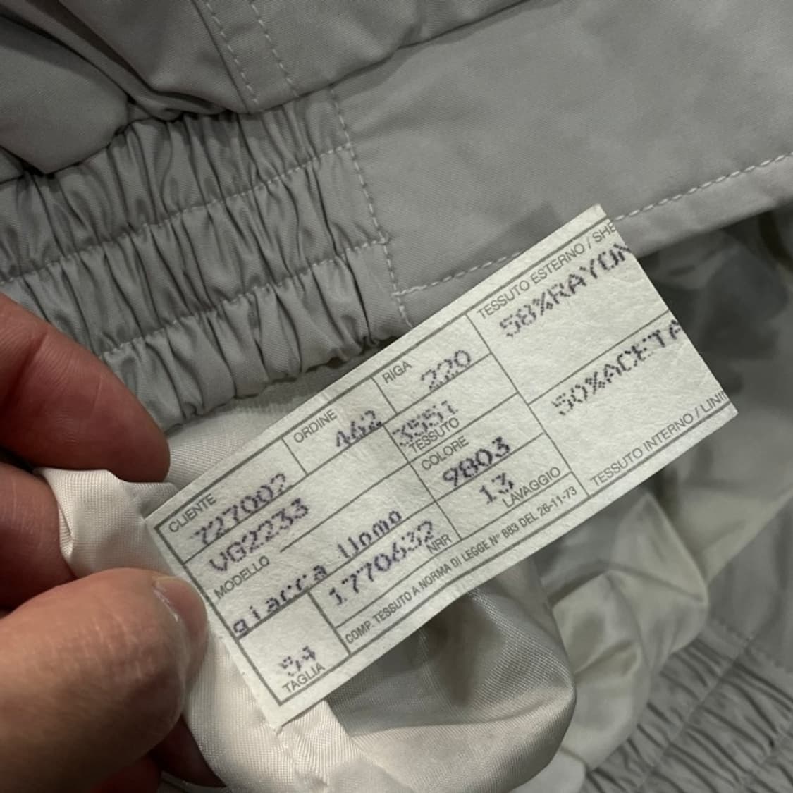 100 까스텔바작 나이론 자켓 상품이미지4