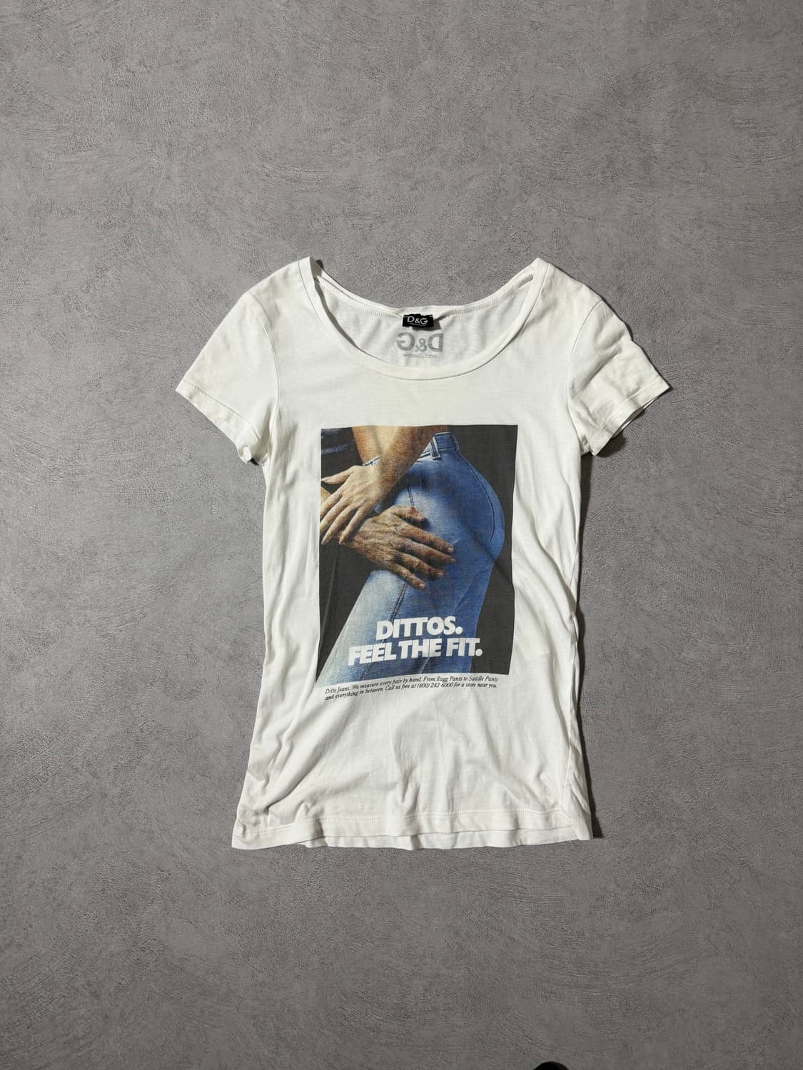 D&G “Dittos Feel The Fit” GraphicT-shirt 상품이미지1