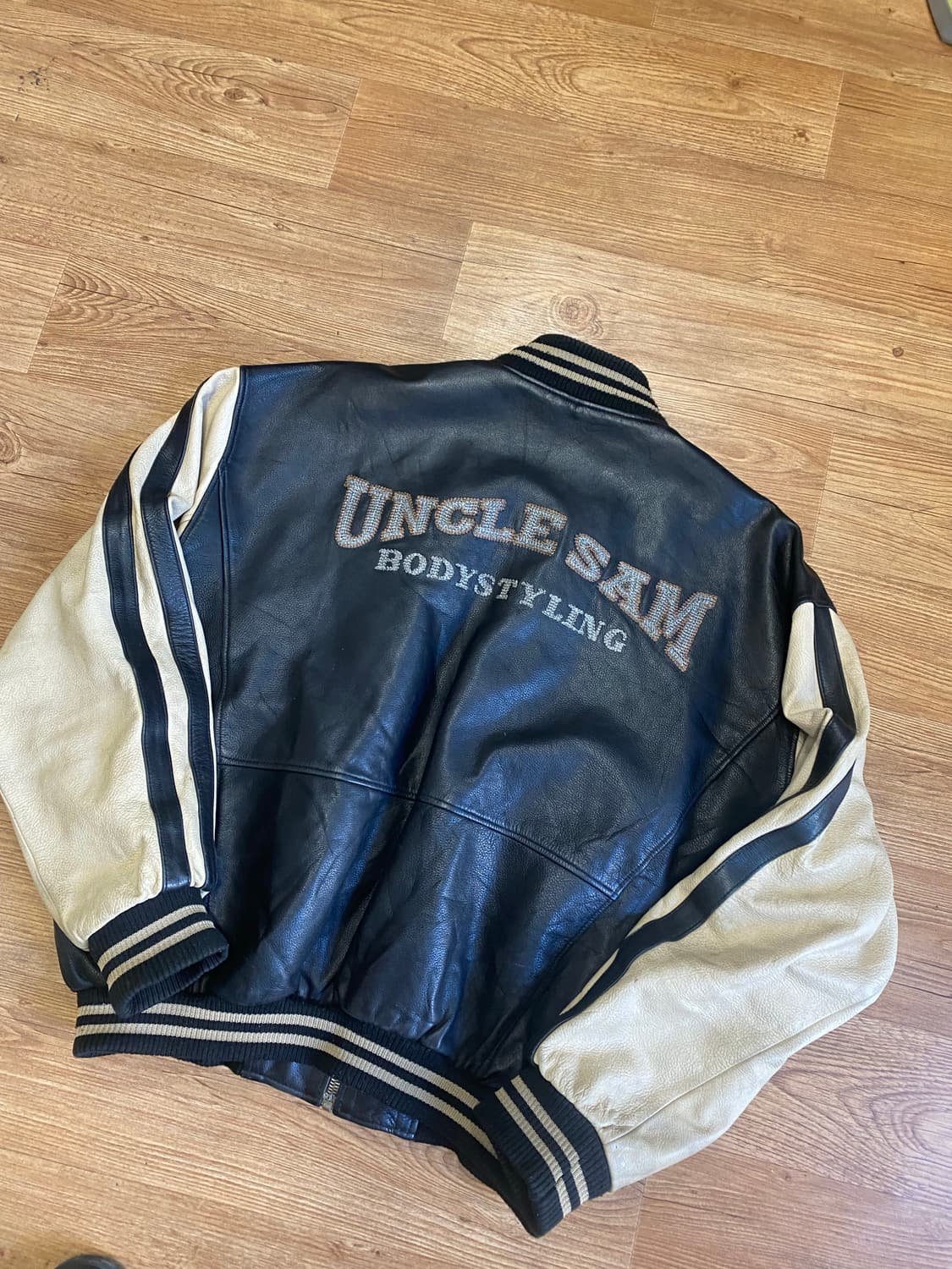 빈티지 레더바시티자켓 상품이미지1