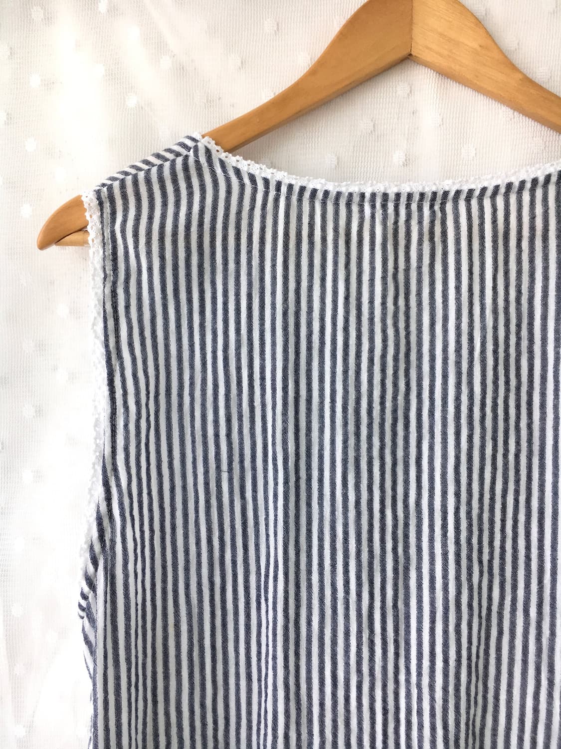 [HANDMADE] 핸드메이드 포켓 슬리브리스 원피스 모리걸 상품이미지8