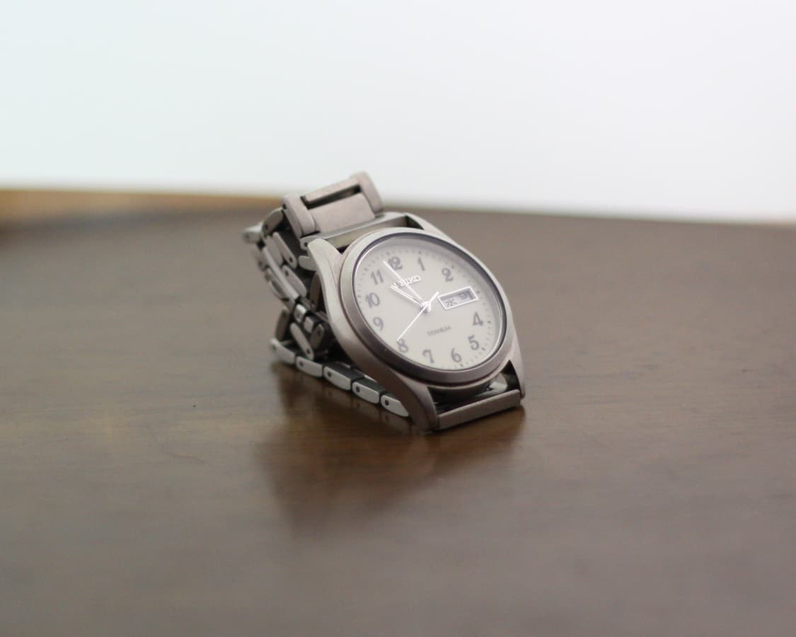 [Seiko] 세이코 빈티지 티타늄 데이데이트 워치 상품이미지1