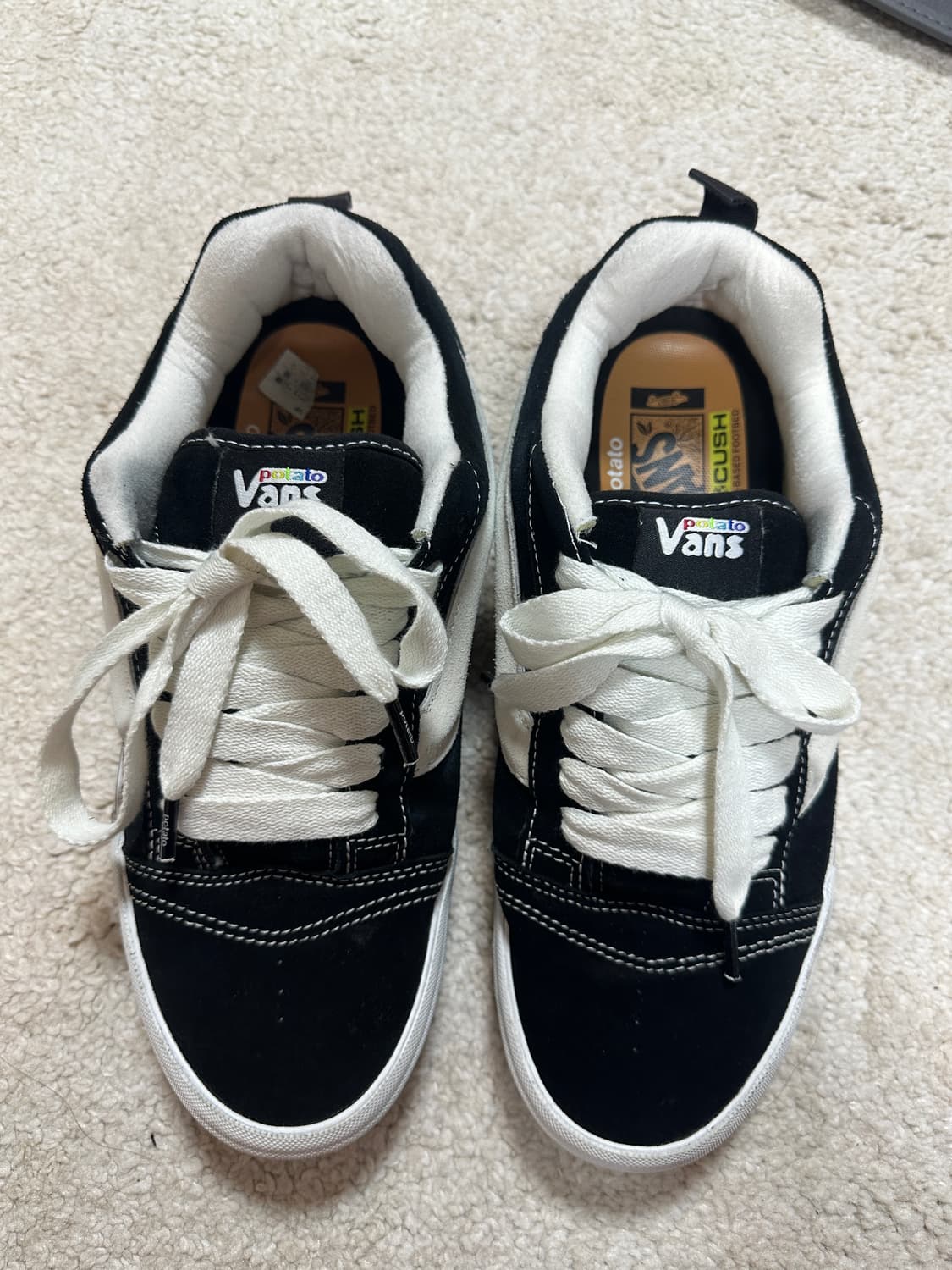 (280) 반스 볼트 x 임란 포테이토 뉴스쿨 VR3 LX 블랙 화이트 상품이미지4