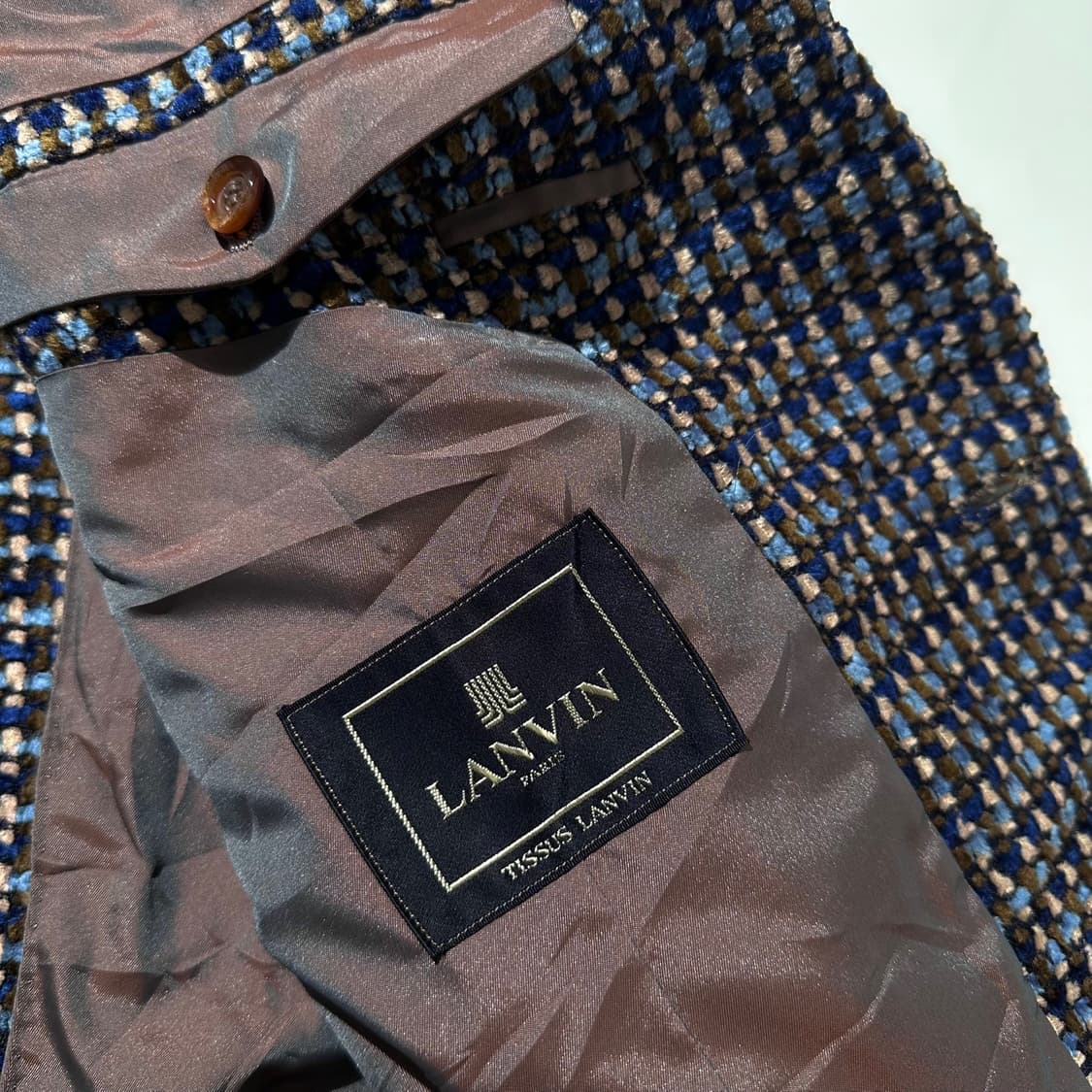 랑방 트위드 체크 싱글 블레이저 자켓 상품이미지8