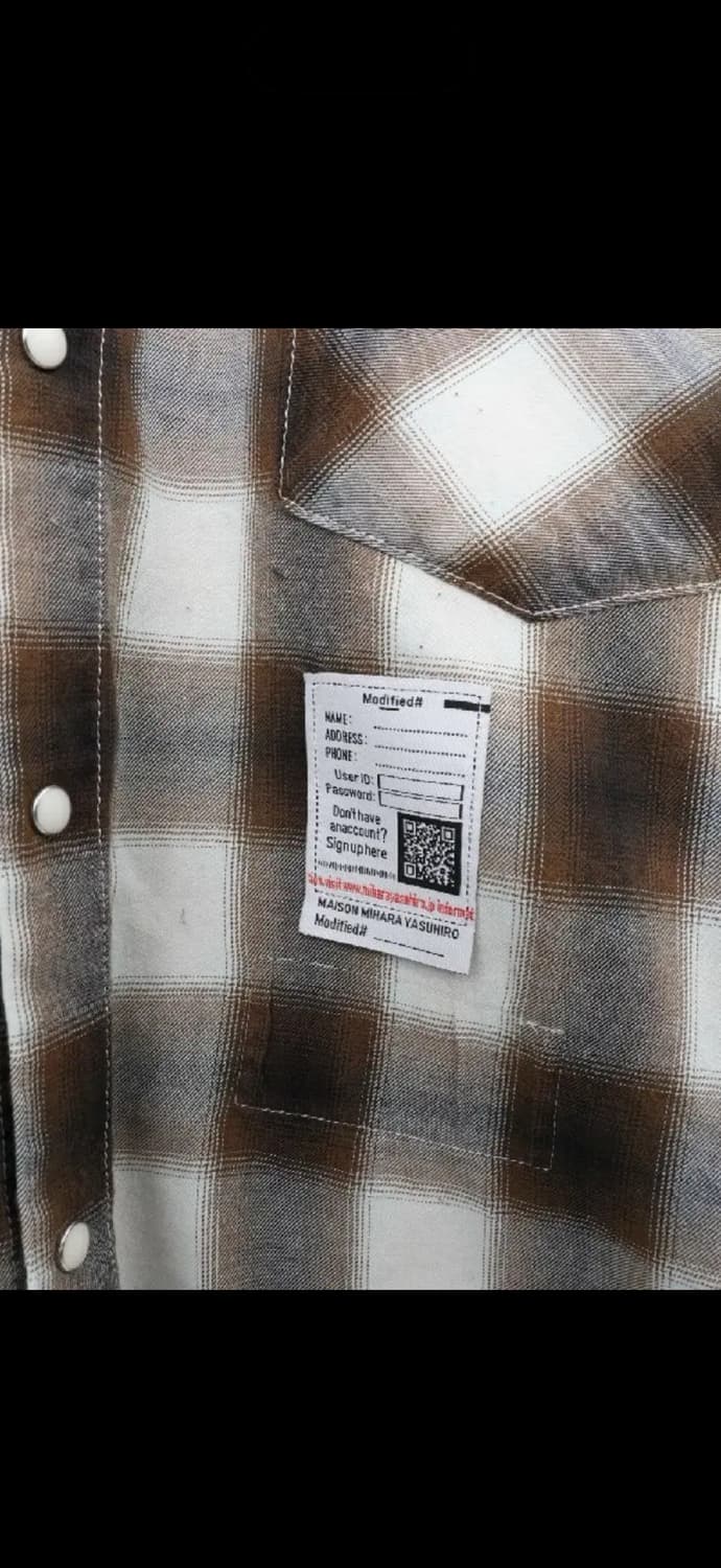 미하라 야스히로 디스트레스드 플레이드 롱슬리브셔츠44 상품이미지4