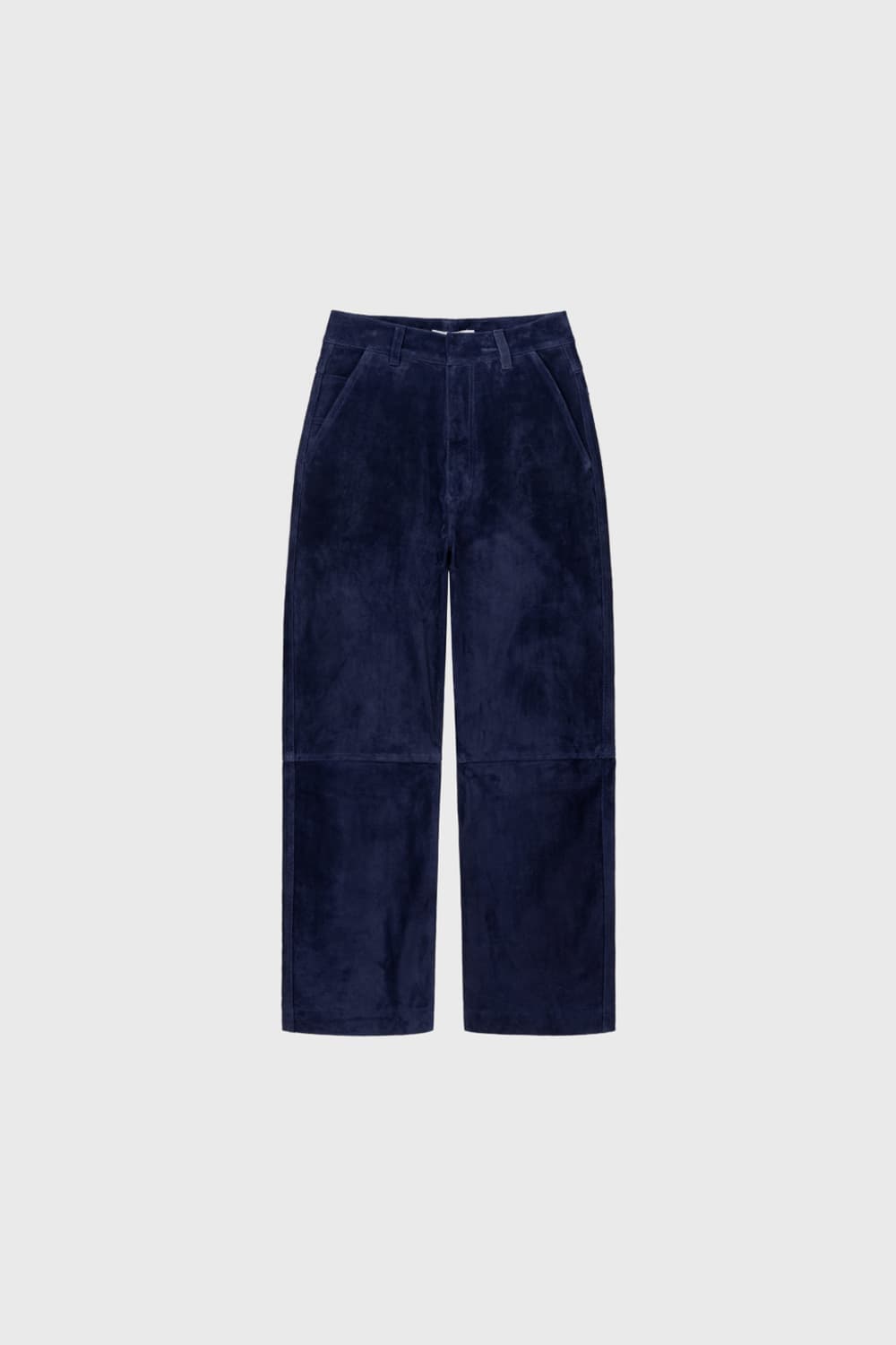모노하 팬츠 Dusty suede curve pants navy 상품이미지1