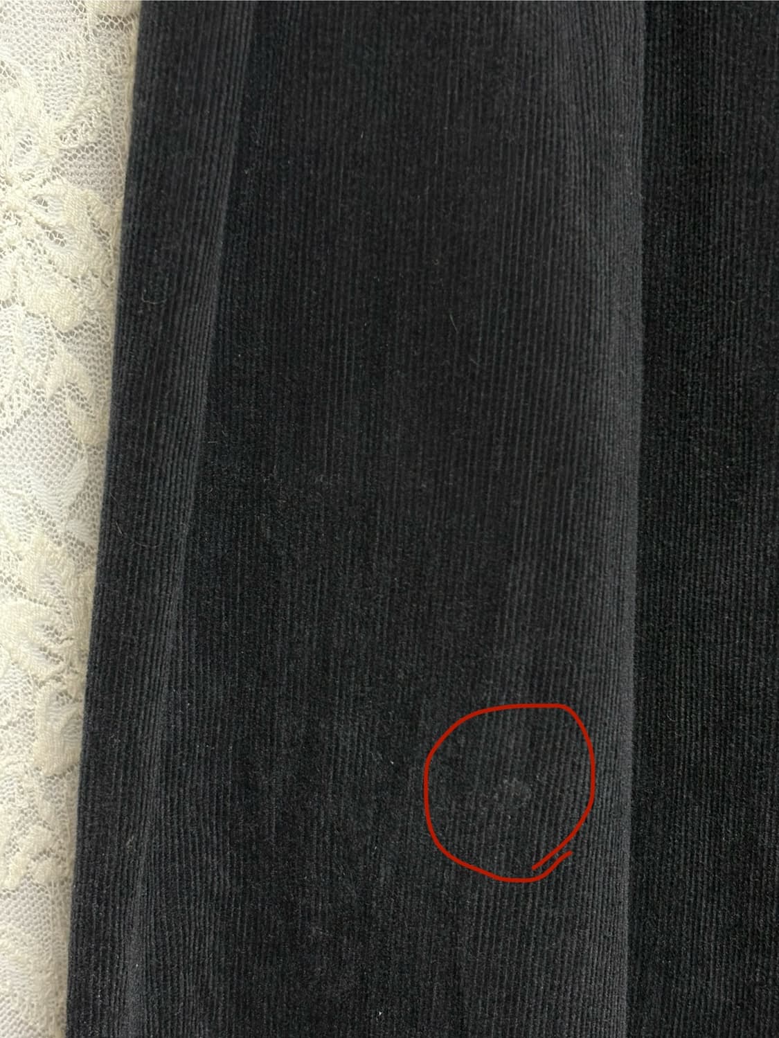 블랙 코듀로이 롱 스커트 상품이미지9