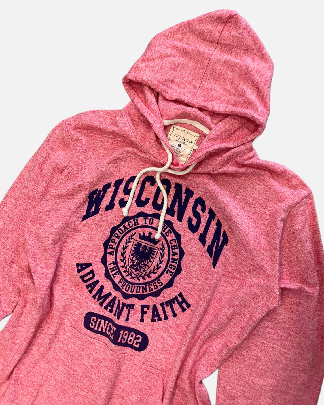 THRUXTON pink melange hood t-shirt 상품이미지2