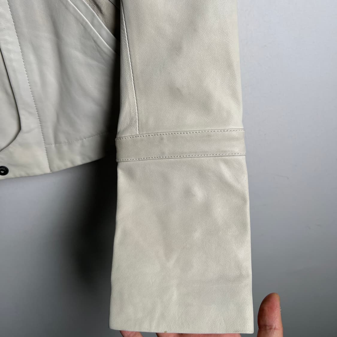 Diesel 디젤 그라데이션 다잉 레더 자켓 S 상품이미지10