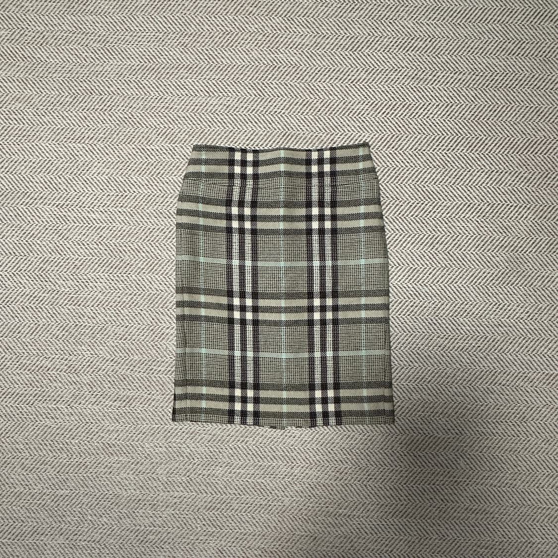 BURBEERY italy made check skirt wool 상품이미지1