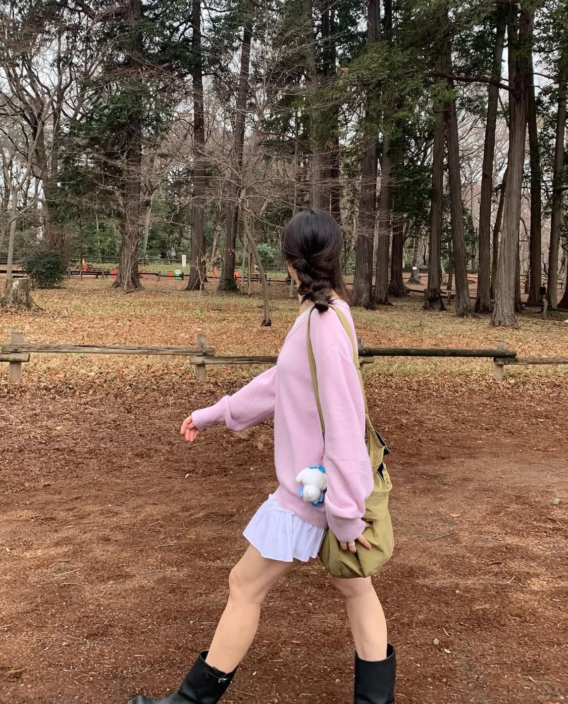 일괄) 쉬이즈큐트 웜피크닉니트 베이비핑크+페어리스커트 상품이미지2