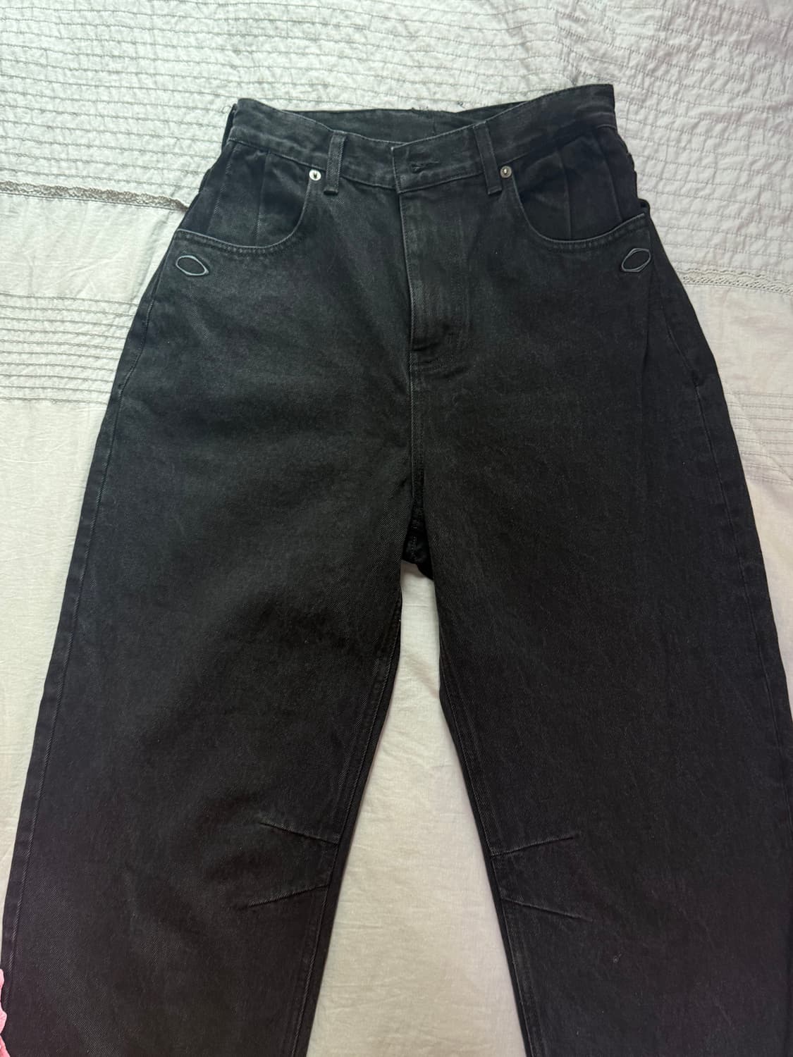 미스치프 워시드 진 블랙 상품이미지3