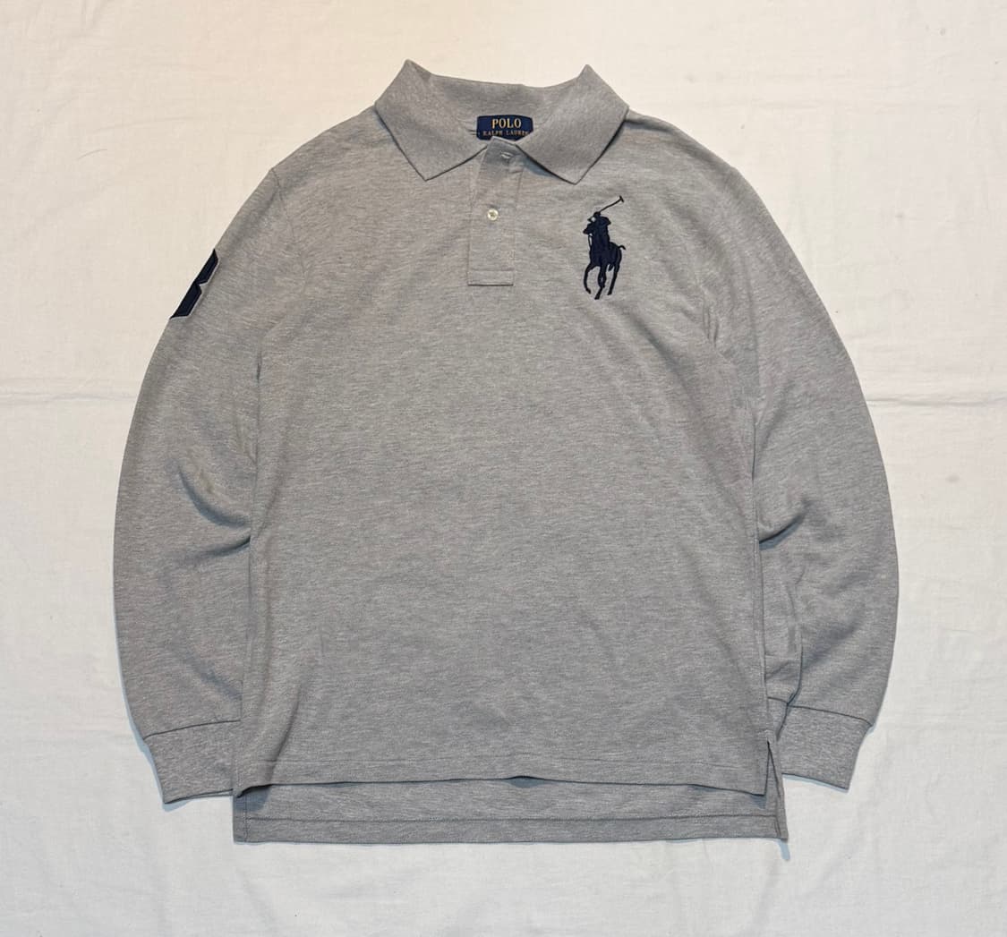 폴로 랄프로렌 빅포니 치프키프 롱슬립 카라티 그레이 상품이미지1