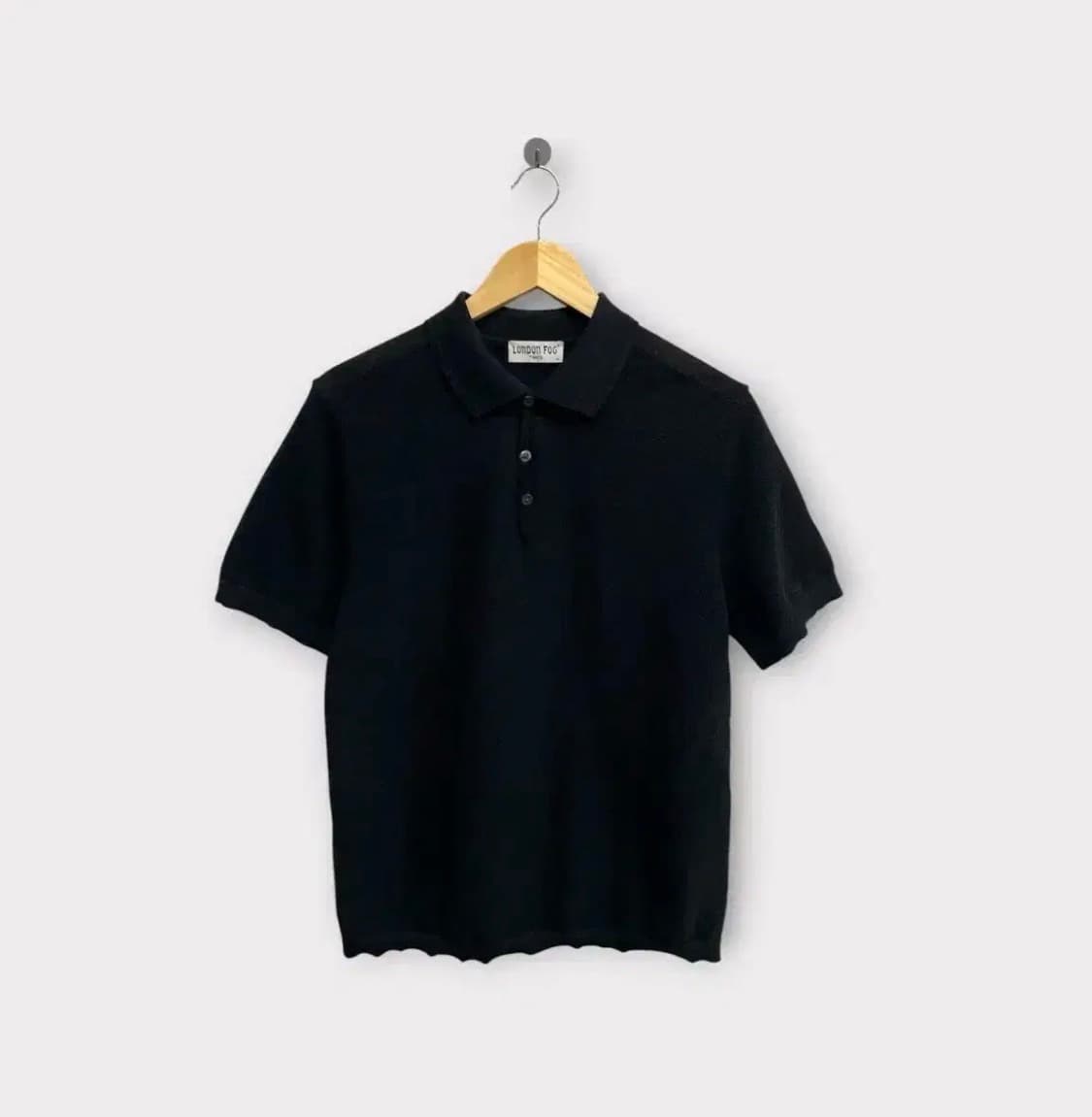 런던포그 London Fog 블랙 폴로셔츠 M 상품이미지1