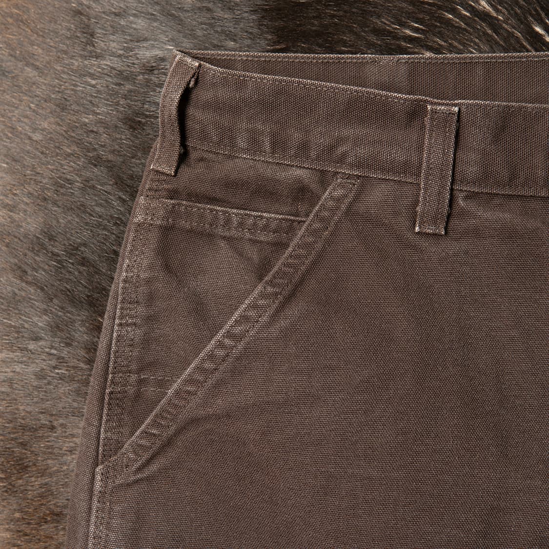 [35] 칼하트 B11 덕캔버스 싱글니 카펜터 워크팬츠 다크 브라운  상품이미지5