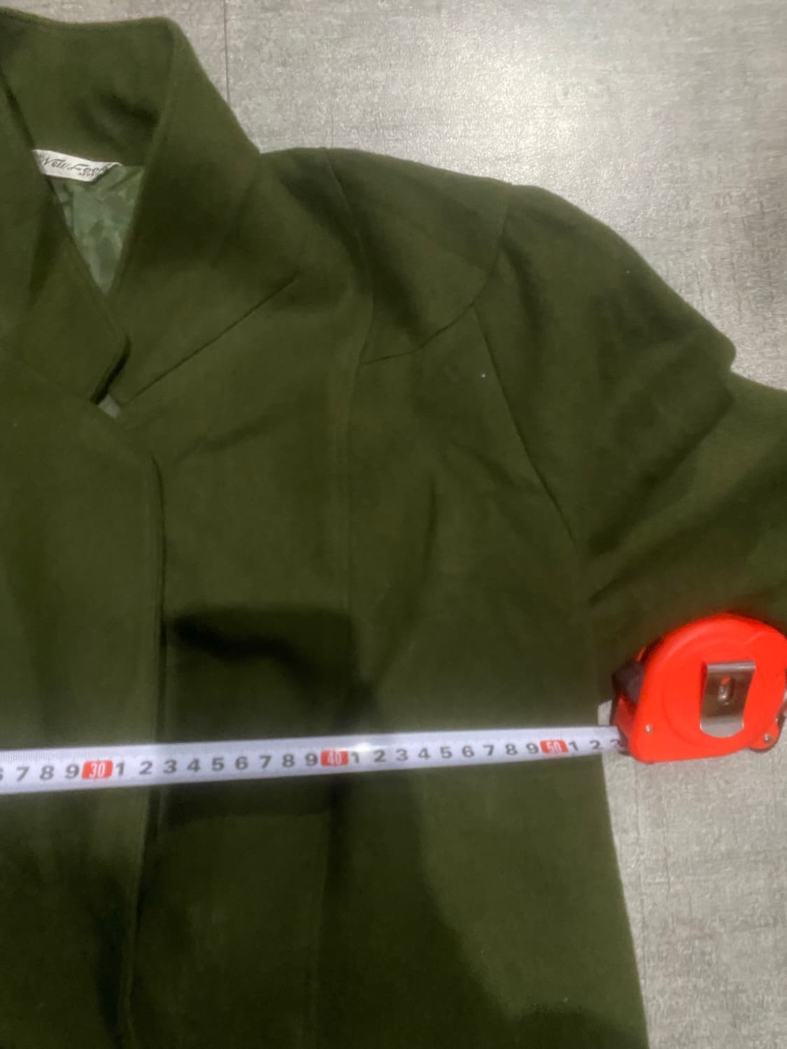 일본빈티지 Veefool 하구미모리걸 아메카지너드남 아방핏 혼방자켓 카키 상품이미지3