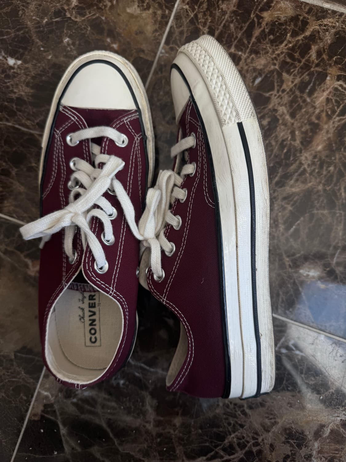 컨버스  척70 빈티지 버건디 상품이미지7