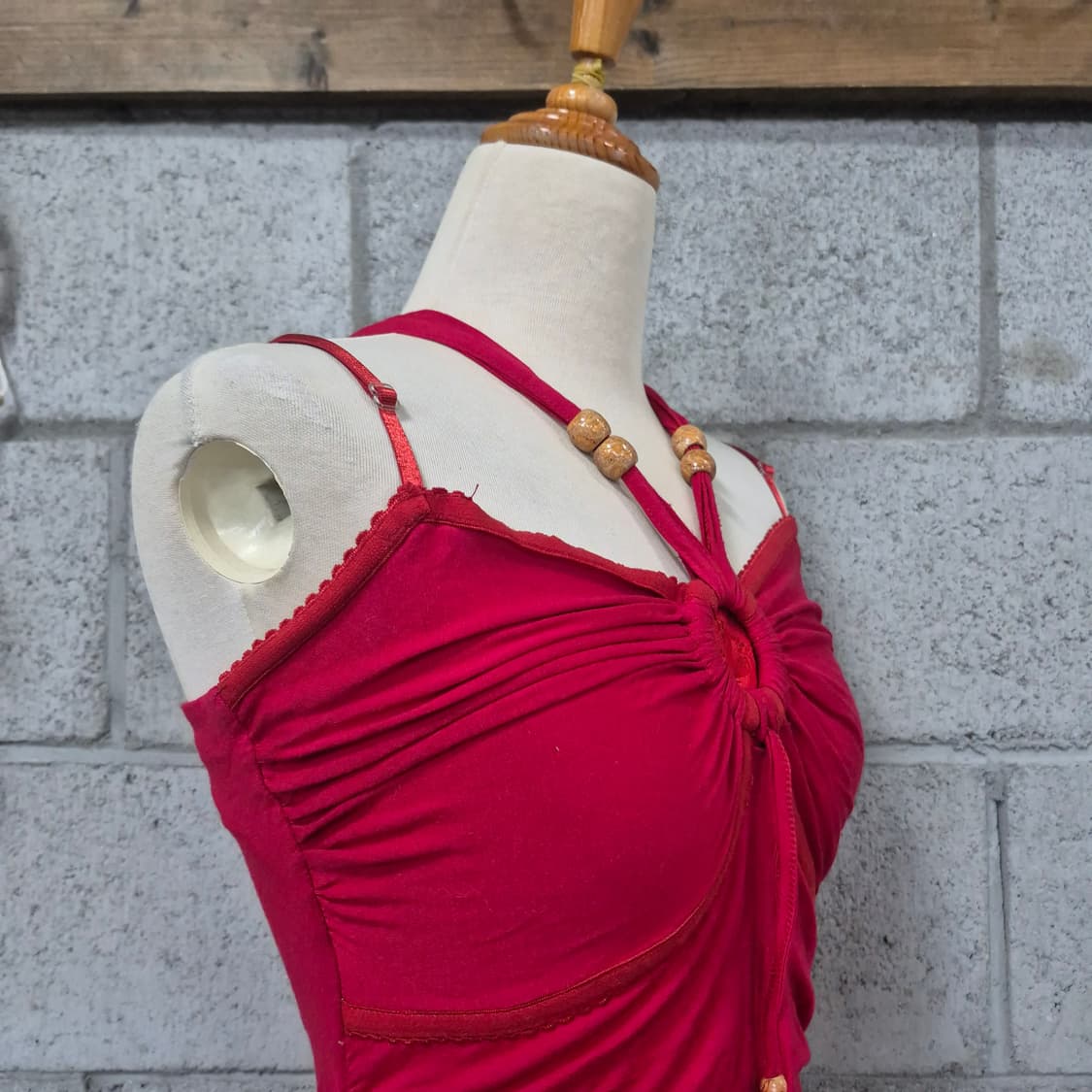 모르간 홀터넥 레드나시티 상품이미지4