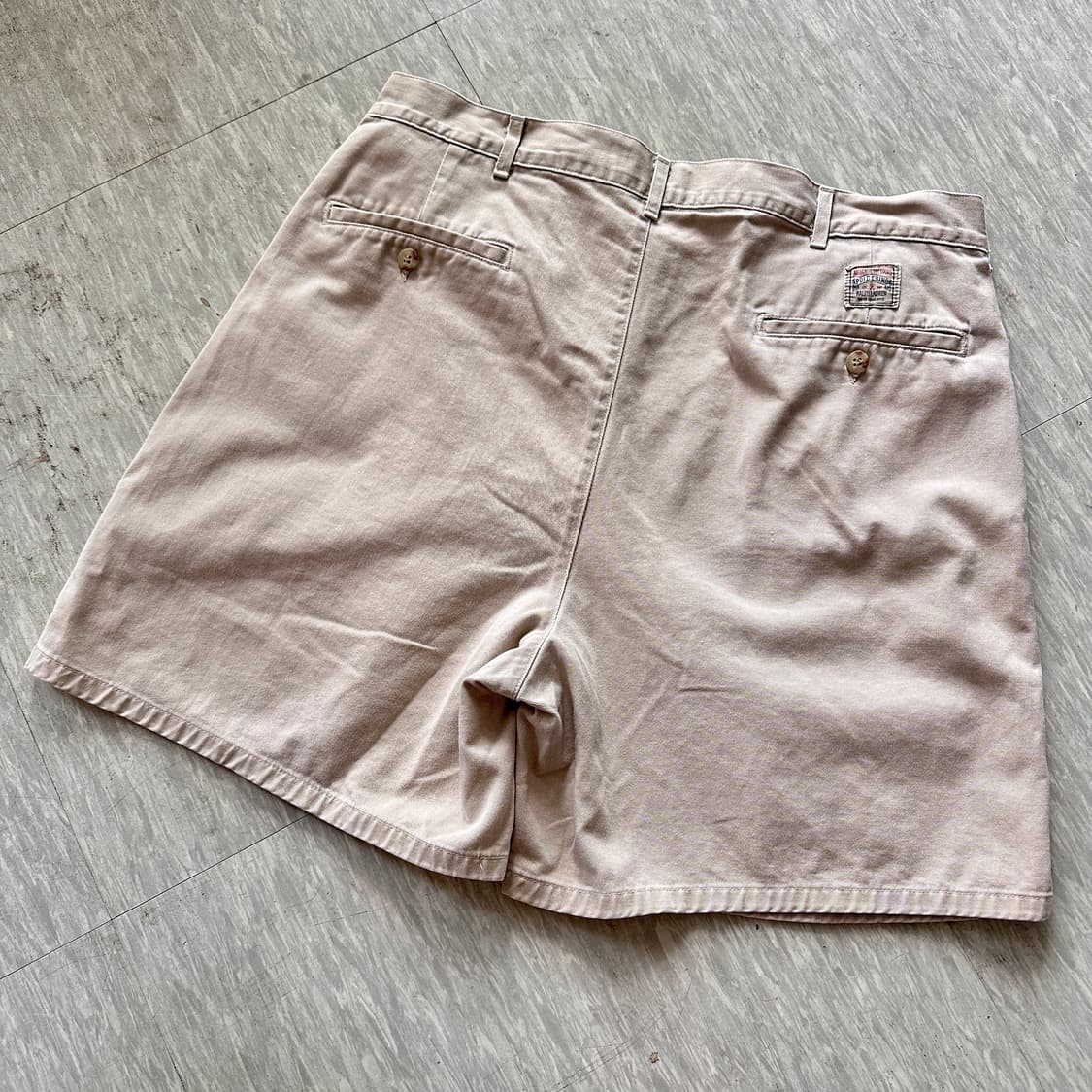 90s 폴로 어센틱 MADE IN USA 투턱 치노 반바지 쇼츠 34 상품이미지6