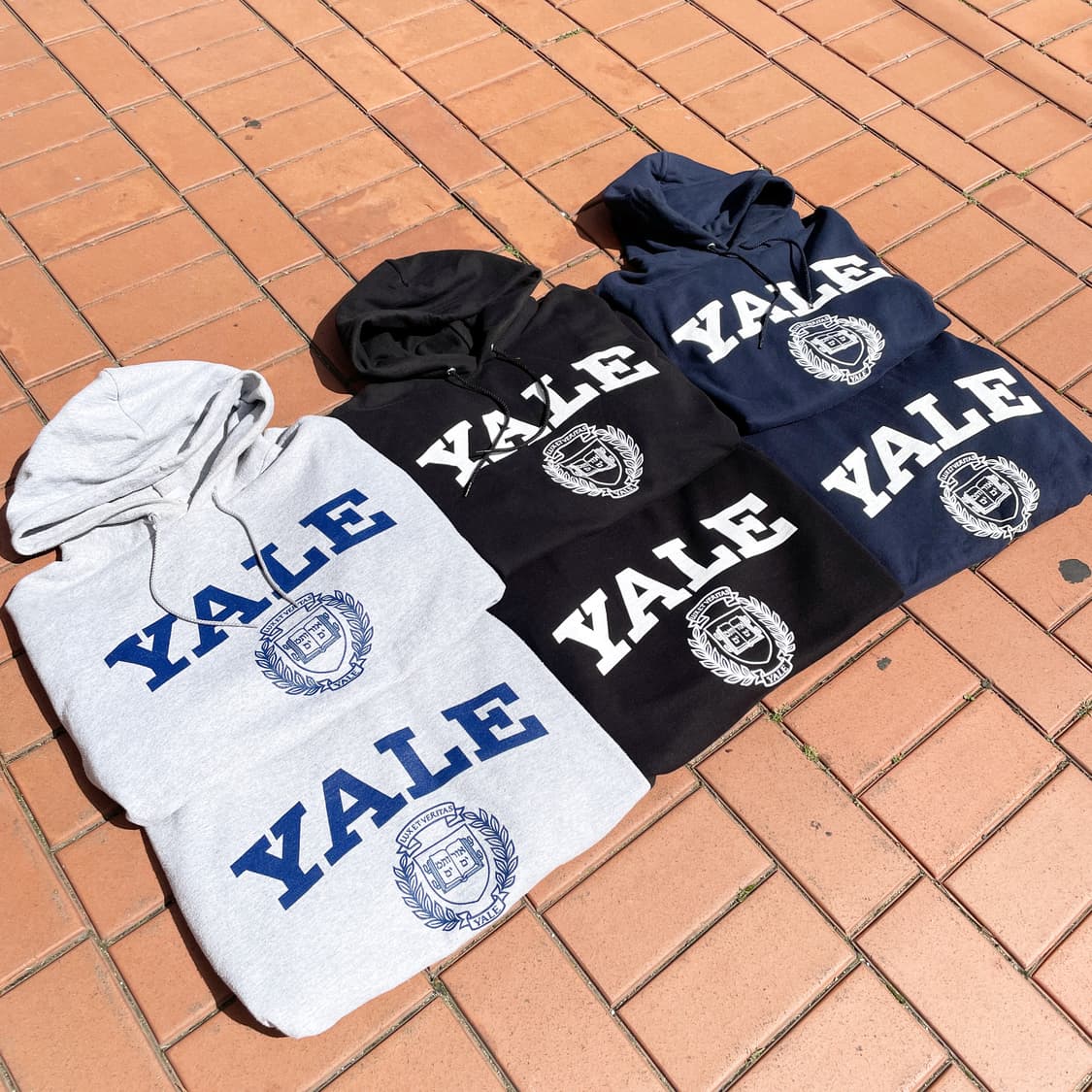 챔피언 YALE 프린팅 후드&스웻셔츠 상품이미지1