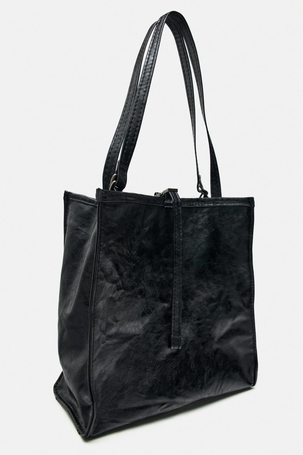 자라 링클 이펙트 락 쇼퍼백 상품이미지4