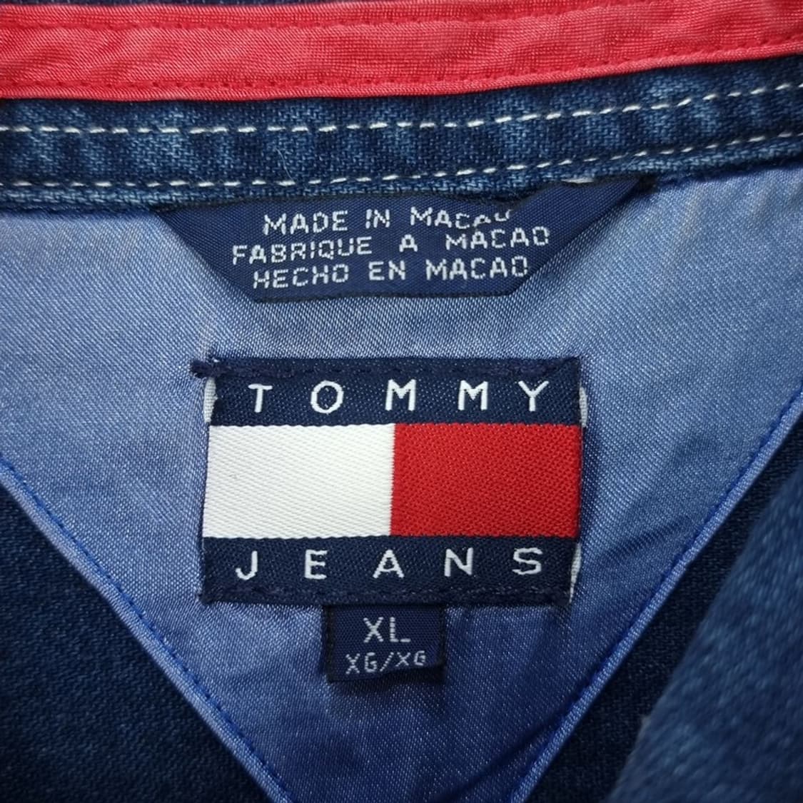 [타미힐피거] 오버사이즈 크롭 데님 자켓 M17737 상품이미지10