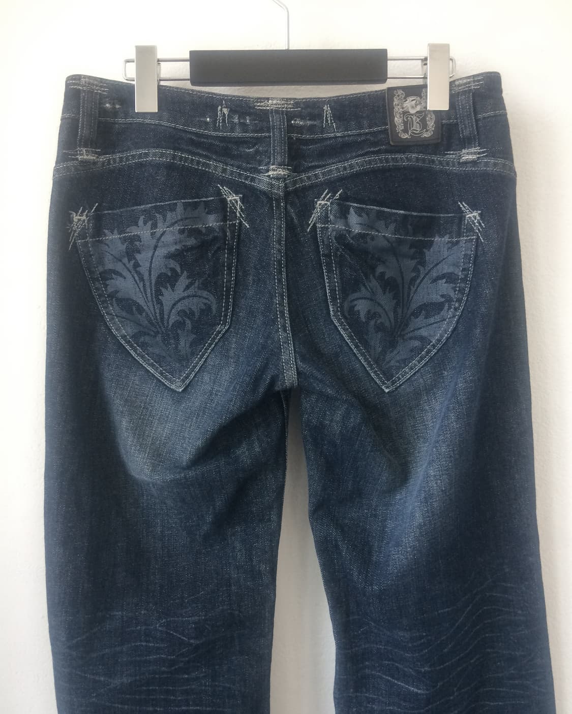 Back pocket point denim pants 상품이미지1