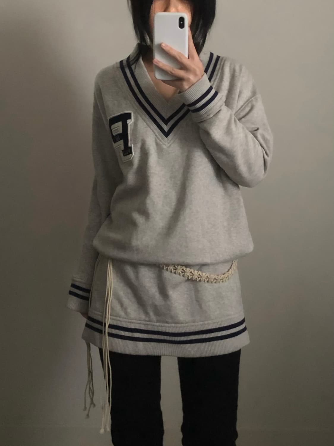 폴로 랄프로렌 신형 브이넥 럭비 맨투맨 원피스 상품이미지1