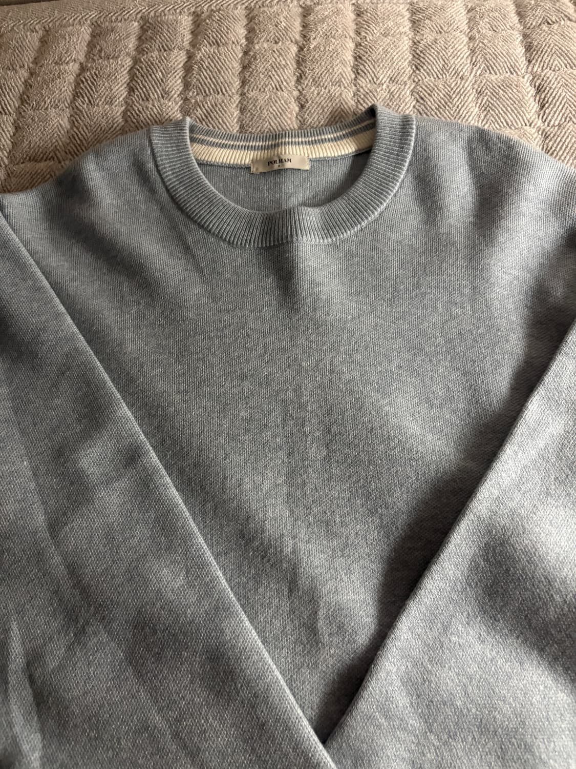 POLHAM light blue knit sweater xL 상품이미지2