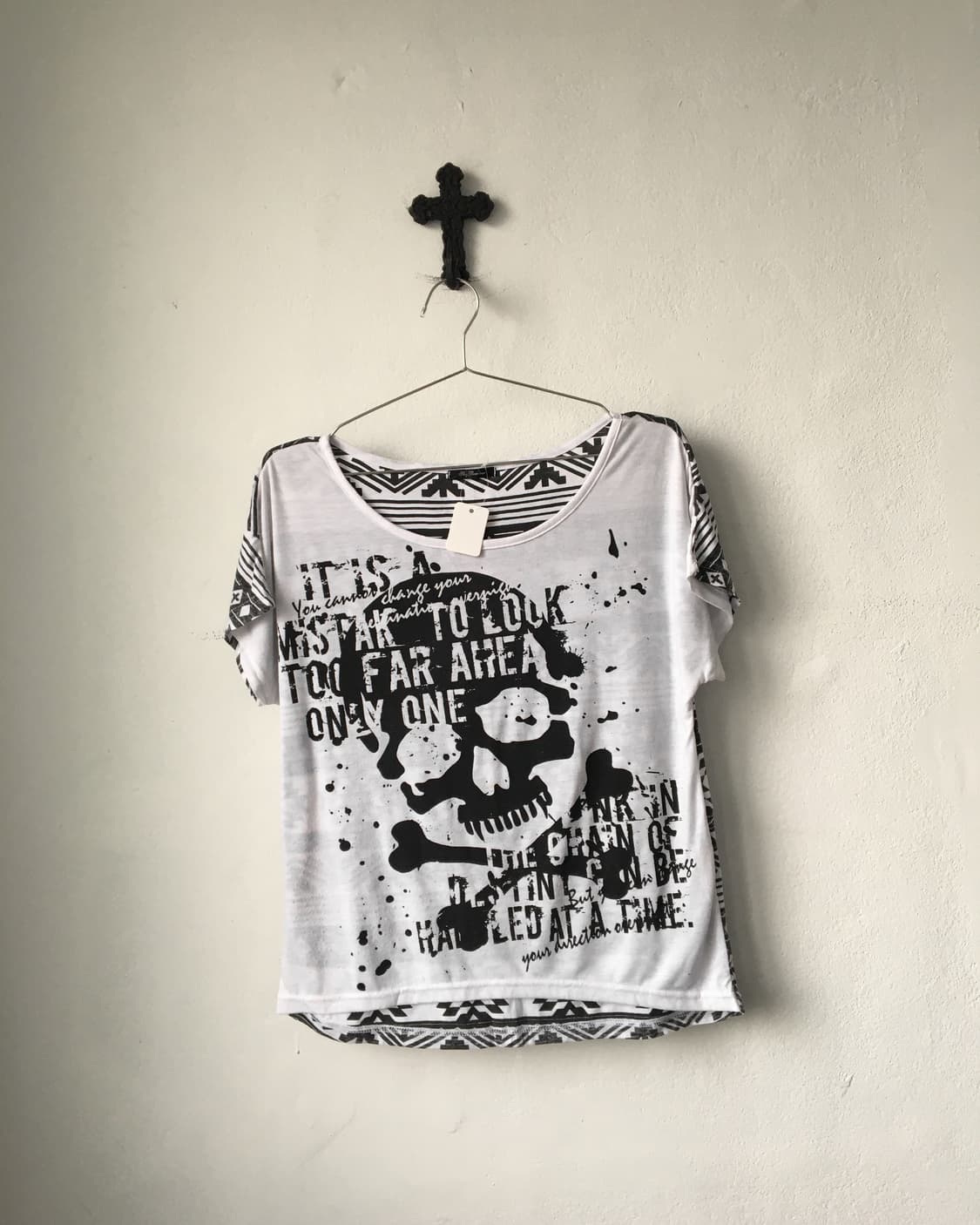 Skull printing t shirt 상품이미지2