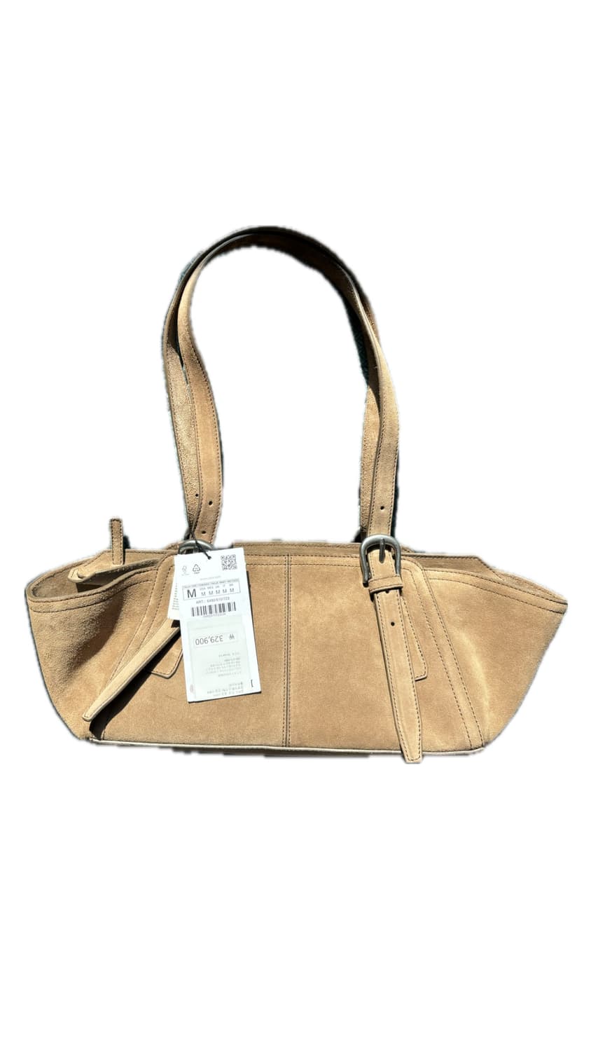 자라 스웨이드 레더 숄더 백 상품이미지6