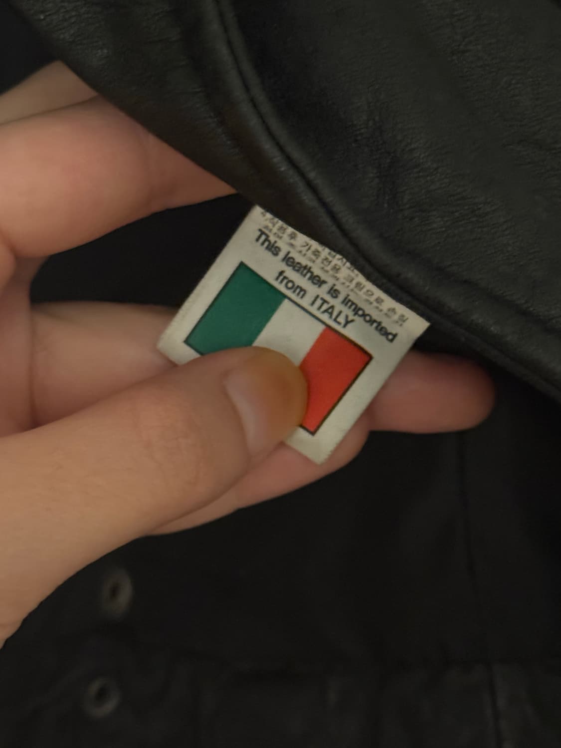 스터드 양가죽 라이더 자켓 상품이미지5