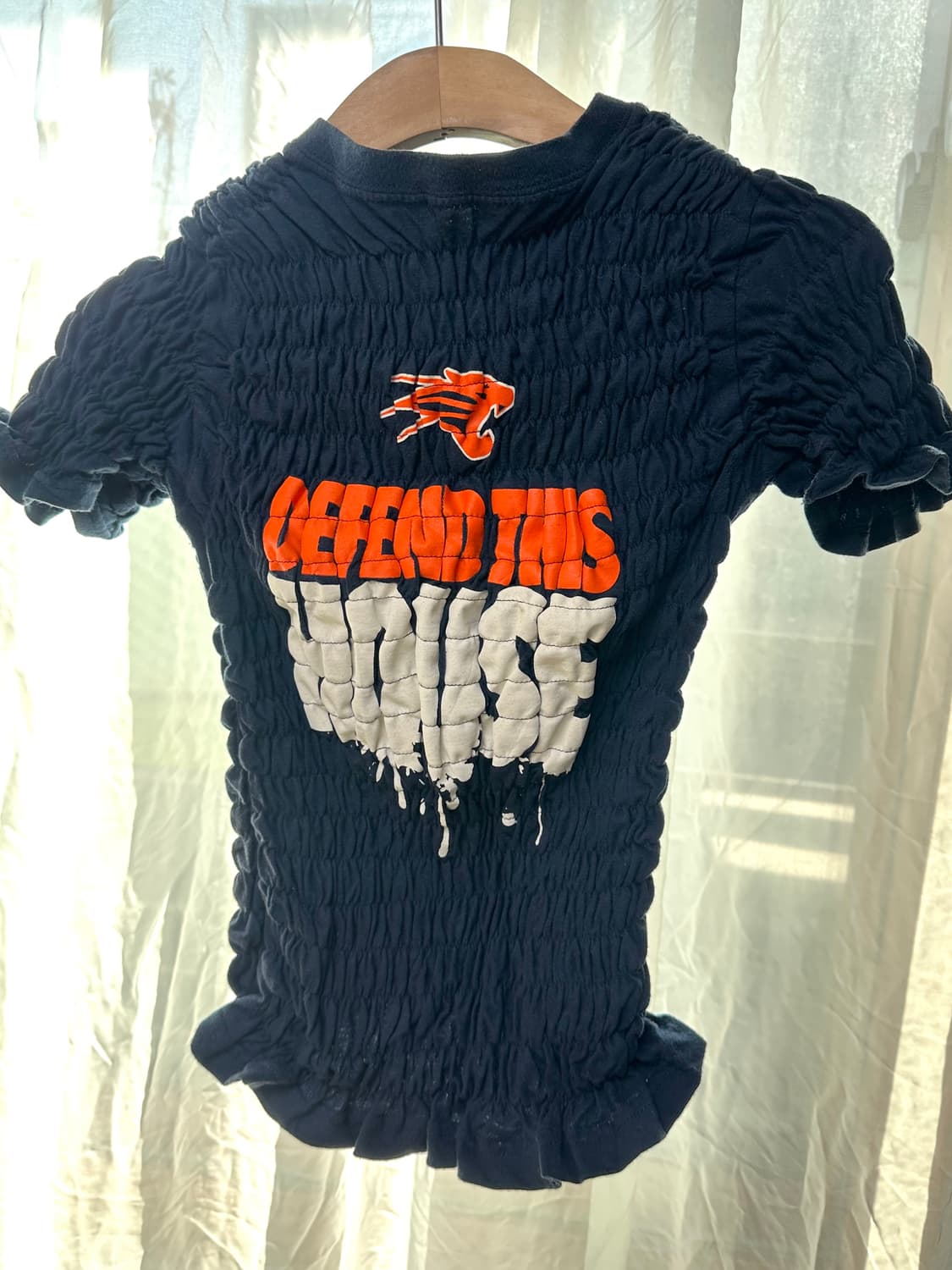 [xs] 코너아이브스 시어드 티셔츠 블루 (제니 착용) 상품이미지2