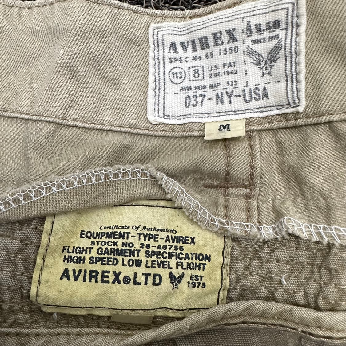 Avirex 아비렉스 카고팬츠 바지 M 상품이미지4