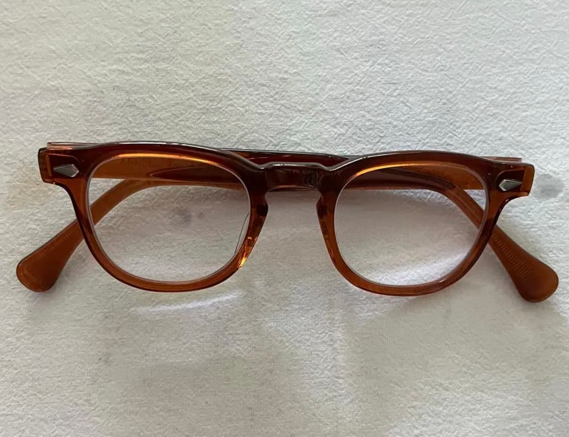 TVR 아넬 44-22 코리아 익스클루시브 갈색 안경 상품이미지2