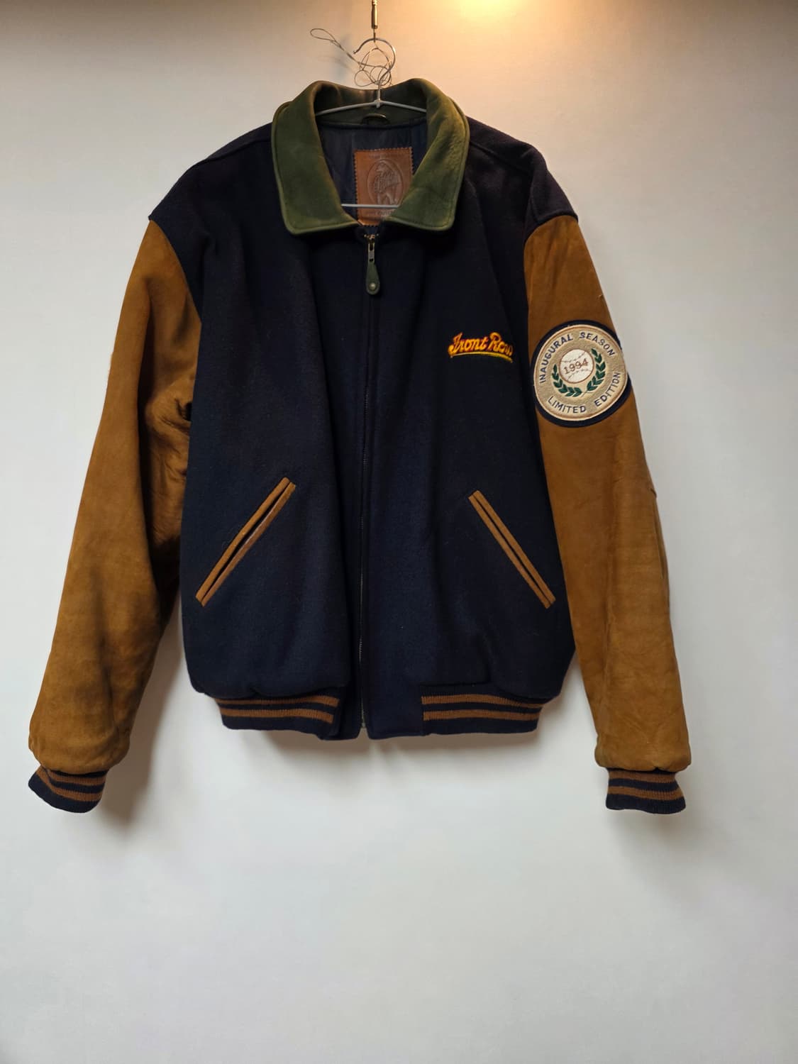 USA 골든베어 스타디움 바시티 자켓 레더 스웨이드 XL 110-115 상품이미지1