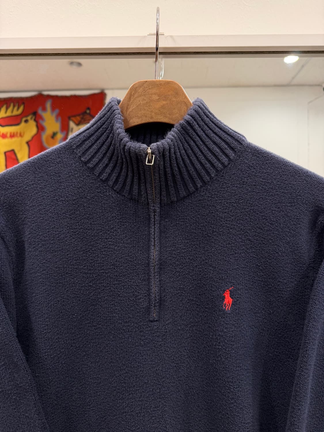 Polo ralph lauren 폴로 랄프로렌 하프넥 쿼터 집업 니트 상품이미지2