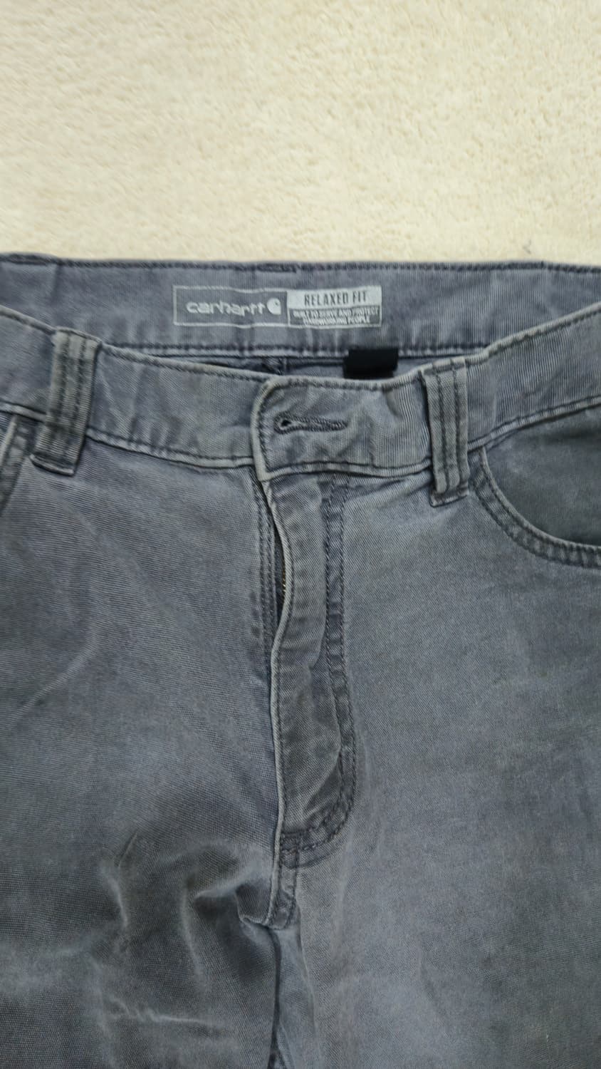 칼하트 럭드 플렉스 5포켓 캔버스 워크 팬츠 급처 상품이미지2