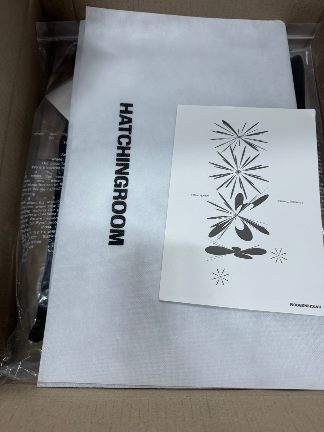 (새상품) 해칭룸 더블 헨리넥 티 블랙 상품이미지3