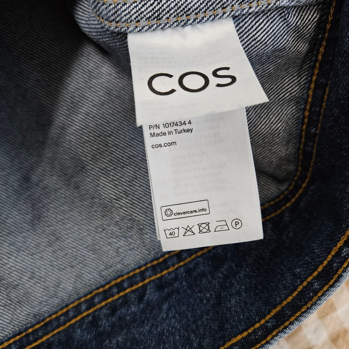 COS 코스 데님 청자켓 남자100 상품이미지7