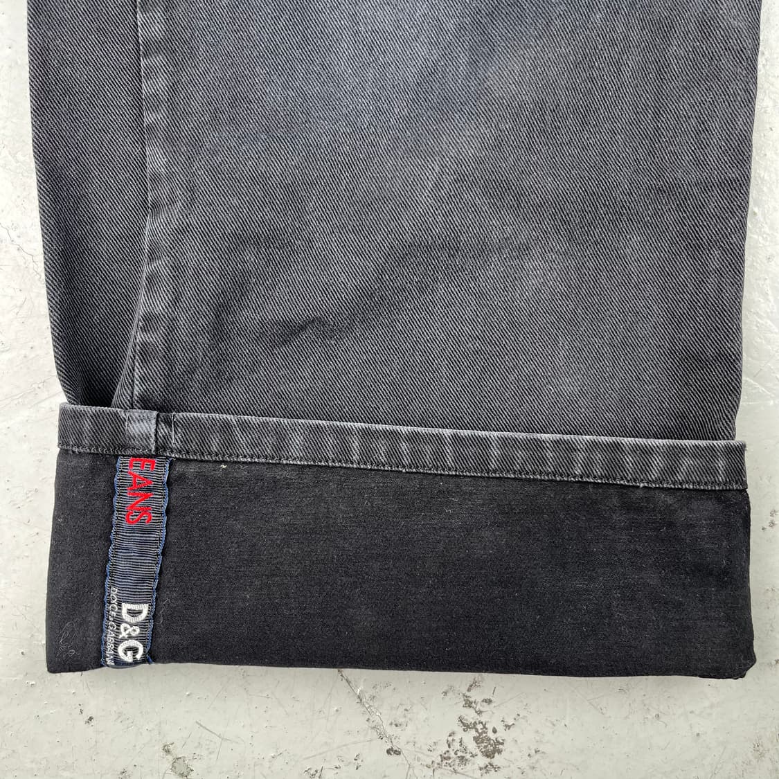 돌체앤가바나 90s 유로 와이드 레그 진 상품이미지6