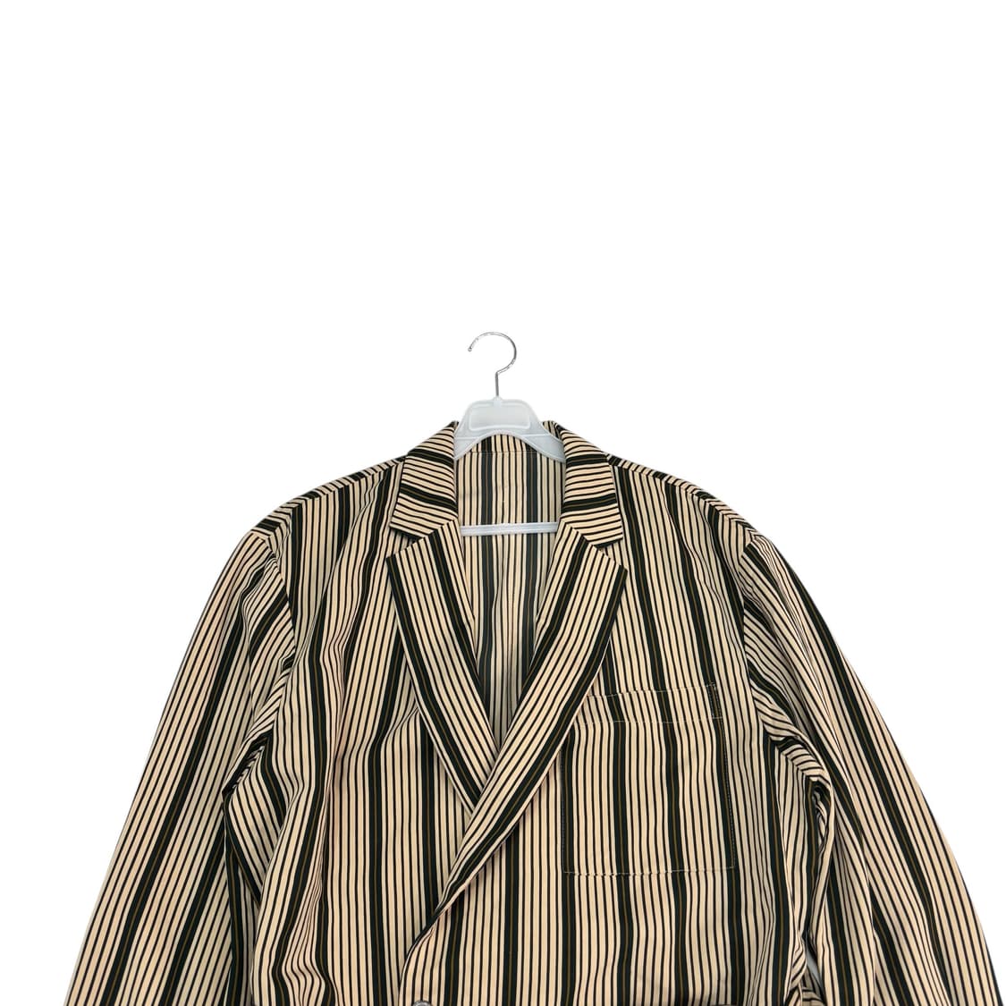 우영미 스트라이프 벨티드 블레이저 상품이미지2