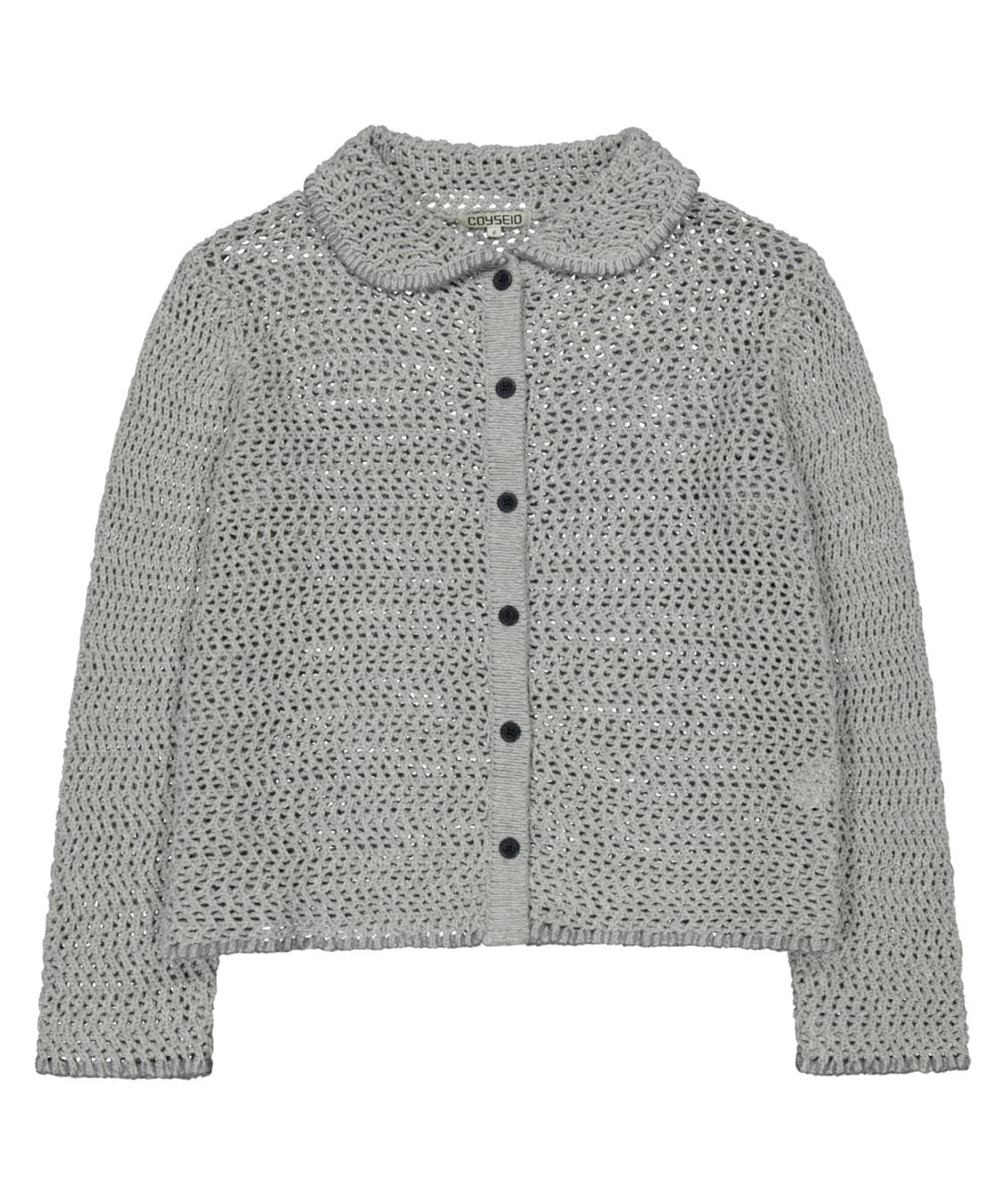 코이세이오 NET KNIT CARDIGAN GREY 상품이미지1